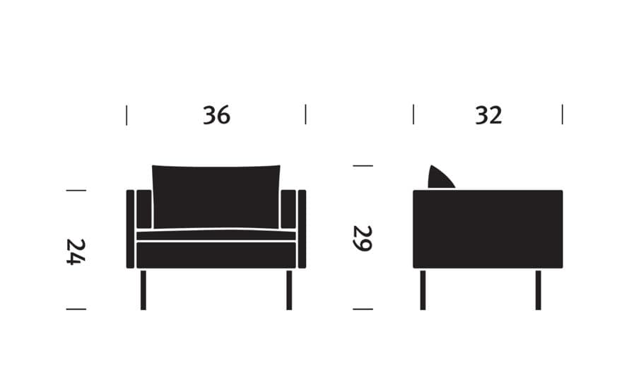 bolster club chair – thumbnail image #9