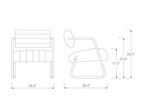 bonaparte lounge chair – thumbnail image #4