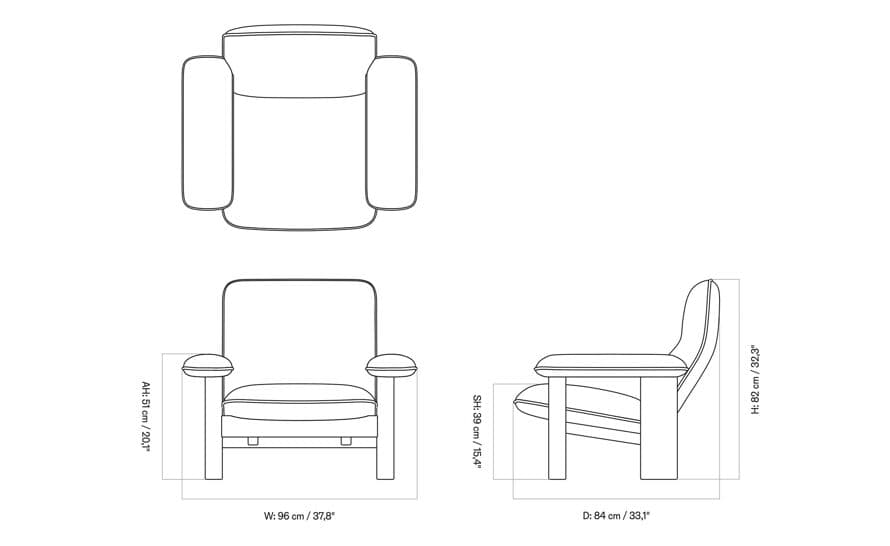 Brasilia Lounge Chair hide – thumbnail image #16