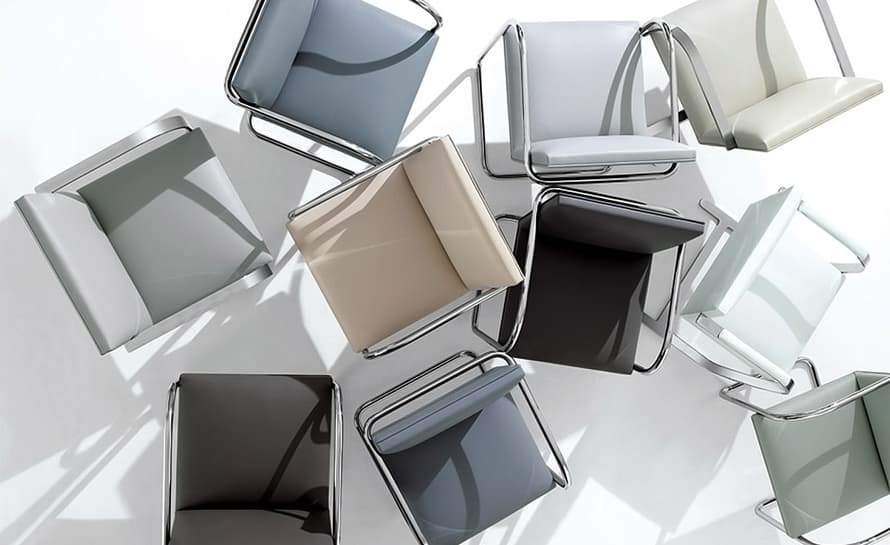 brno chair with tubular steel frame – thumbnail image #6