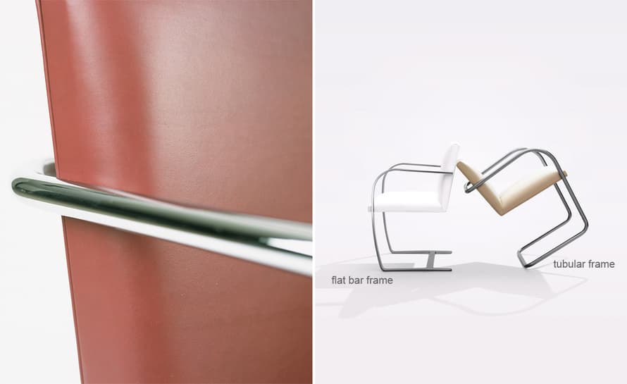 brno chair with tubular steel frame – thumbnail image #7