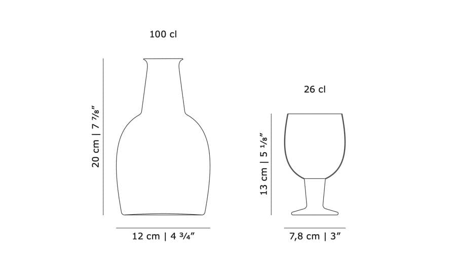 Aldo Bakker Carafe & Glass – thumbnail image #7
