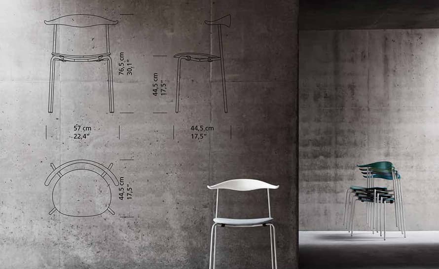 Hans Wegner CH88T Stacking Chair – thumbnail image #16