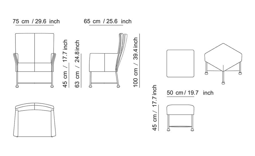 charly lounge chair – thumbnail image #6