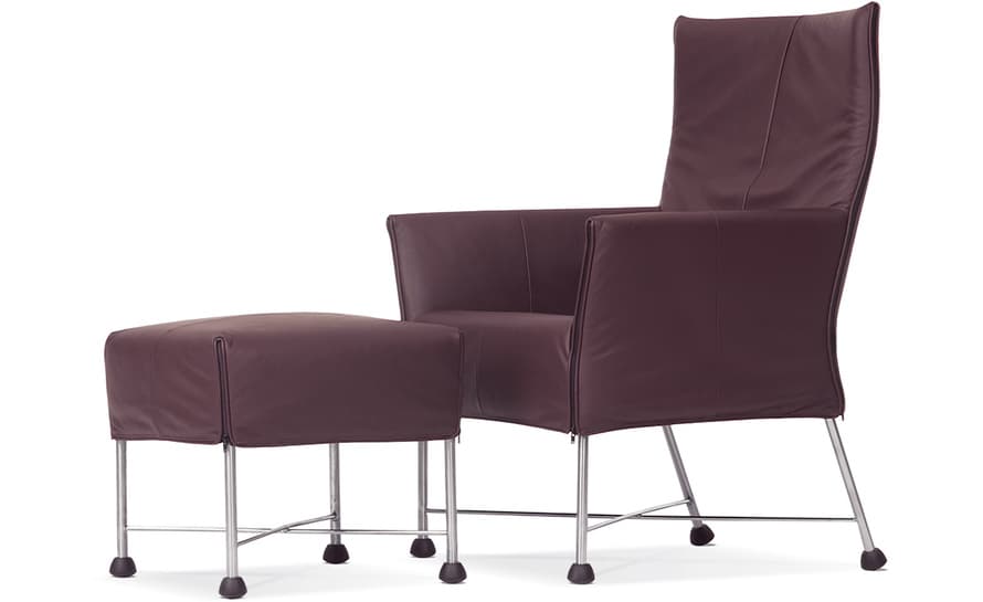 charly lounge chair & ottoman – thumbnail image #2