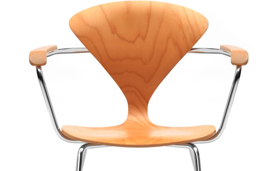 cherner metal leg arm chair – thumbnail image #4