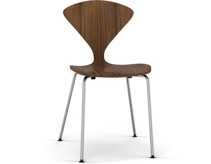 cherner metal leg stacking side chair – thumbnail image #1