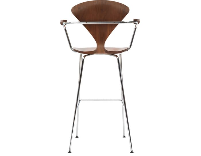 cherner metal leg stool with arms – thumbnail image #2