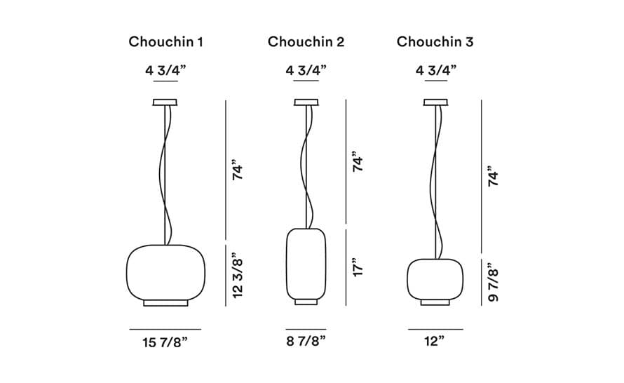 chouchin suspension lamp – thumbnail image #10