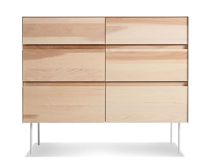 clad 6 drawer dresser – thumbnail image #1