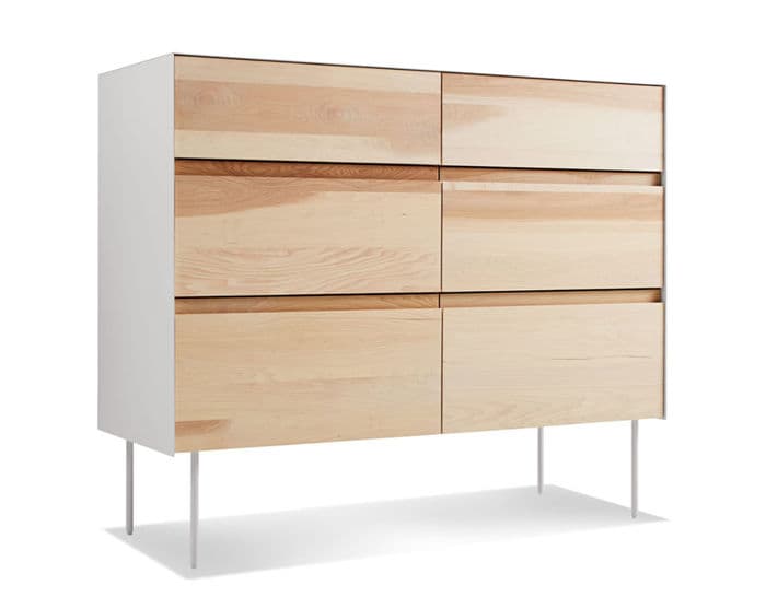 clad 6 drawer dresser – thumbnail image #2