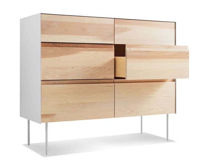 clad 6 drawer dresser – thumbnail image #5