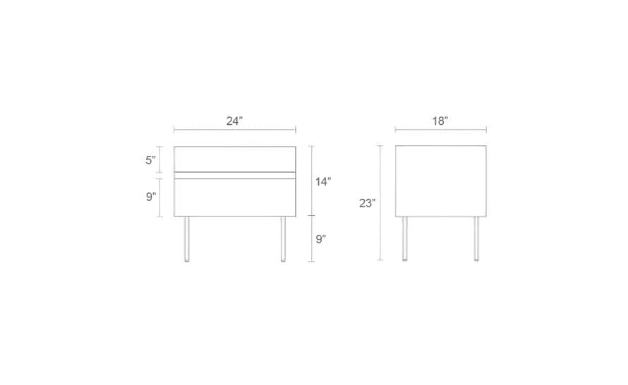 clad nightstand – thumbnail image #12