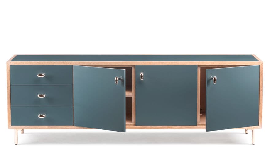 classon 3 door 3 drawer sideboard 052f – thumbnail image #2