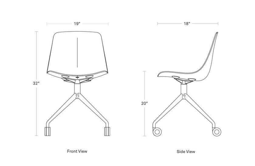 clean cut task chair – thumbnail image #18