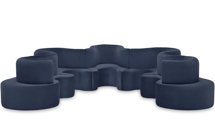 panton cloverleaf 5 unit sofa – thumbnail image #1