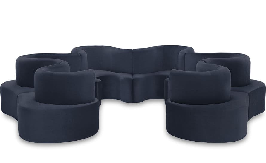 panton cloverleaf 6 unit sofa – thumbnail image #1
