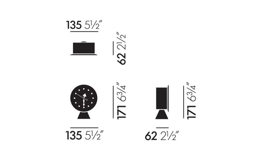 george nelson cone base clock – thumbnail image #5