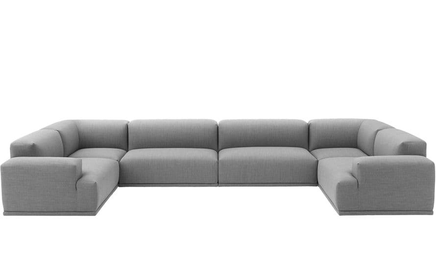 connect u shaped sectional sofa – thumbnail image #1