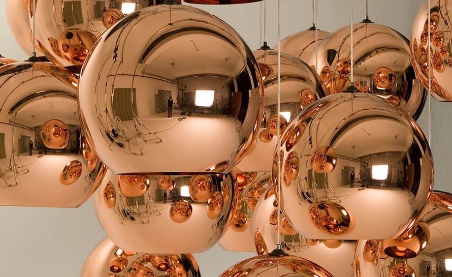 copper shade pendant light – thumbnail image #4