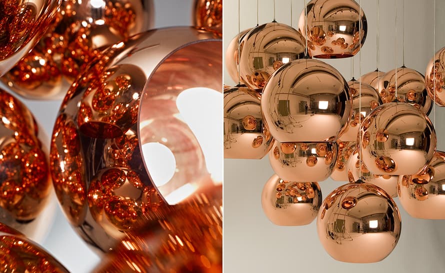 copper shade pendant light – thumbnail image #5