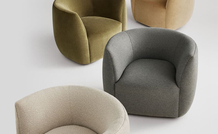 council swivel lounge chair – thumbnail image #8