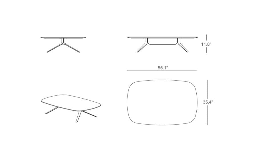 dante rectangular coffee table – thumbnail image #3