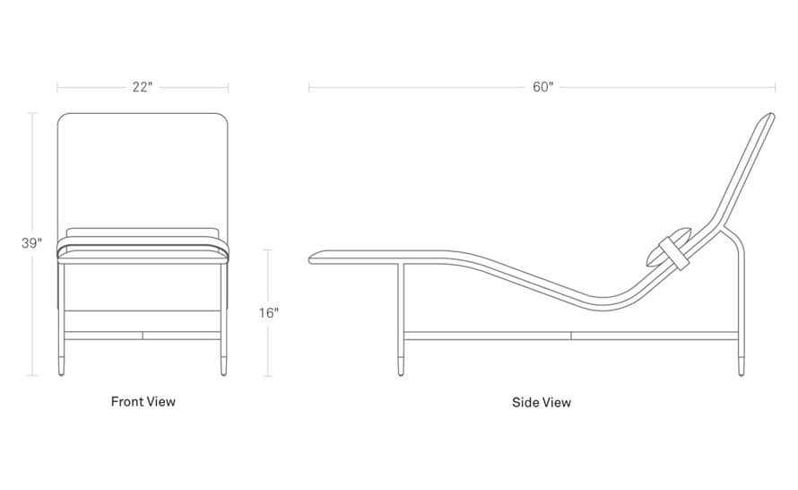 deep thoughts leather chaise lounge – thumbnail image #10
