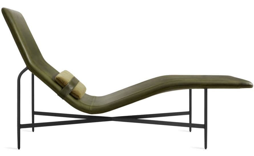 deep thoughts leather chaise lounge – thumbnail image #4