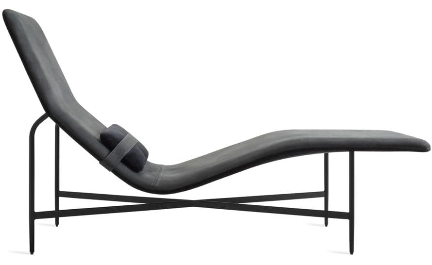 deep thoughts leather chaise lounge – thumbnail image #6