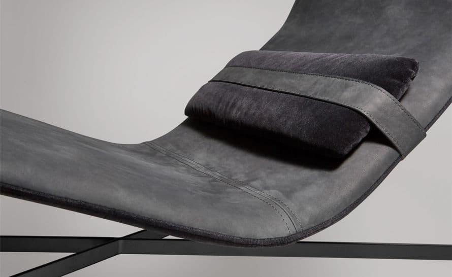deep thoughts leather chaise lounge – thumbnail image #8
