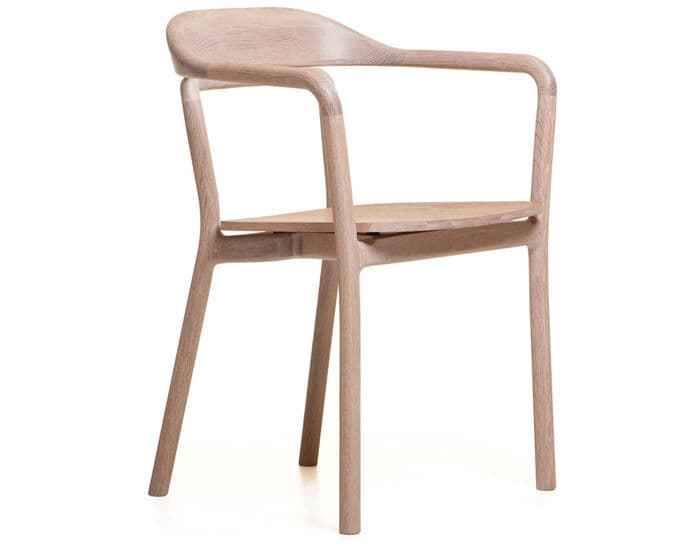 duet chair with timber seat 753 – thumbnail image #1