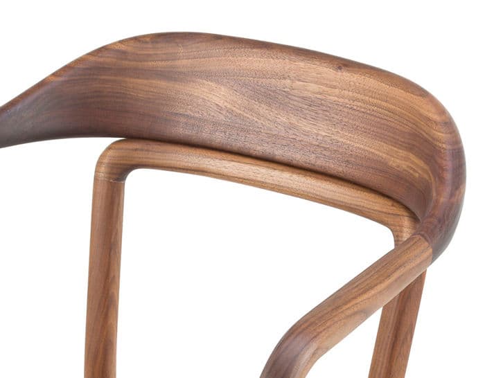 duet chair with timber seat 753 – thumbnail image #3