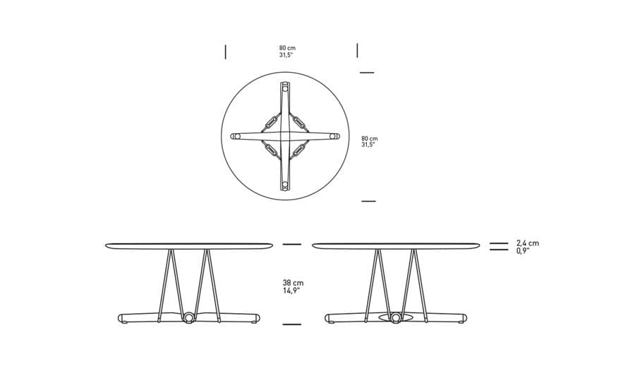 e021-800 embrace lounge table – thumbnail image #3