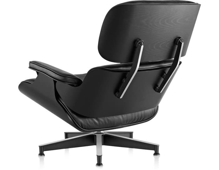 ebony eames lounge chair without ottoman – thumbnail image #3