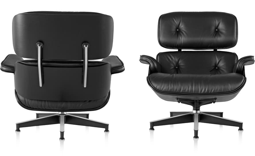 ebony eames lounge chair without ottoman – thumbnail image #5