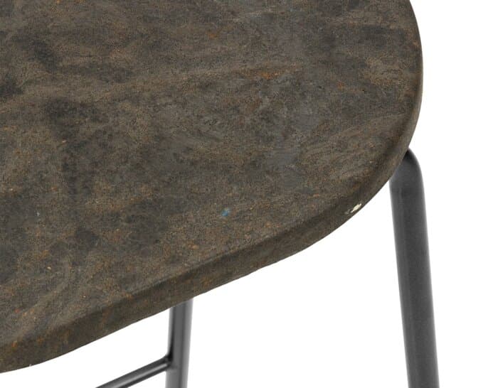 earth stool with backrest – thumbnail image #3