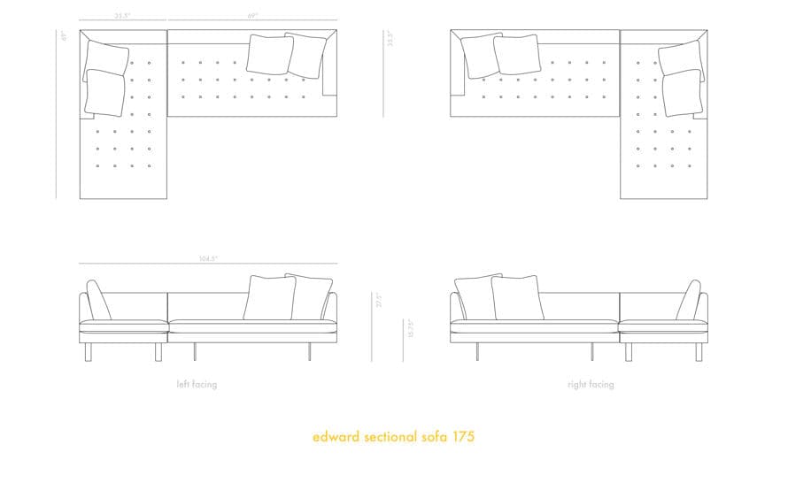 edward sectional sofa 175 – thumbnail image #10