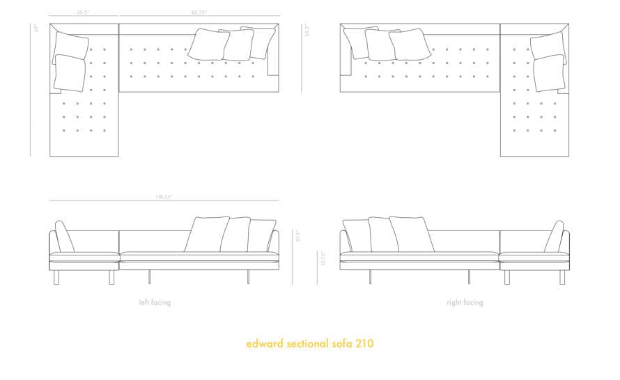 edward sectional sofa 210 – thumbnail image #10
