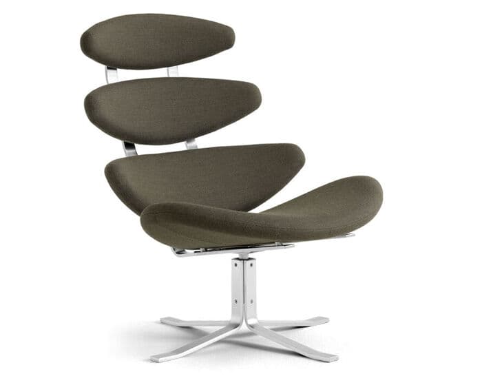 poul volther ej5 corona metal frame chair – thumbnail image #1