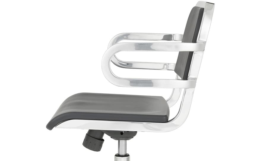 emeco nine-0 task swivel armchair – thumbnail image #5