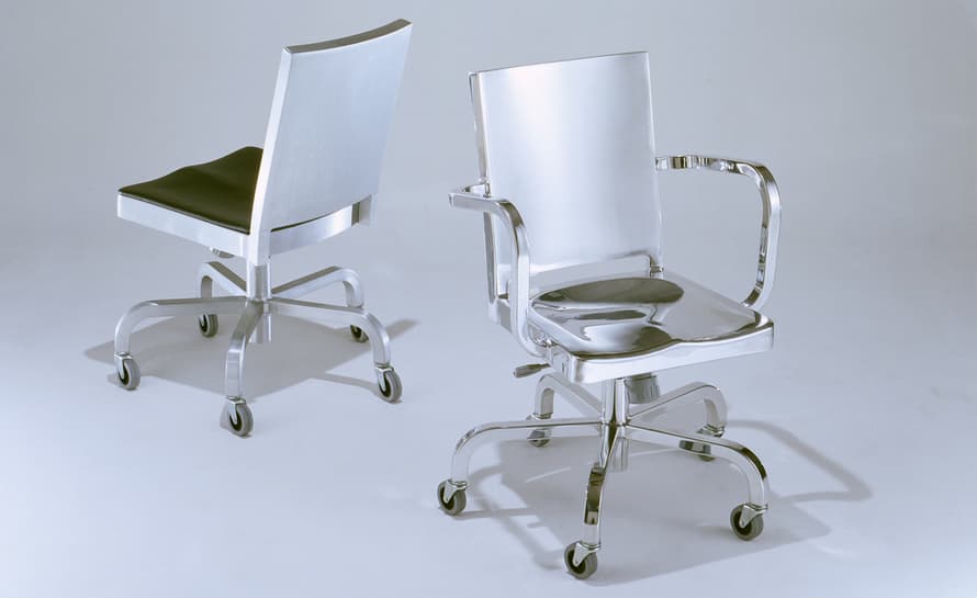 emeco hudson swivel armchair – thumbnail image #3