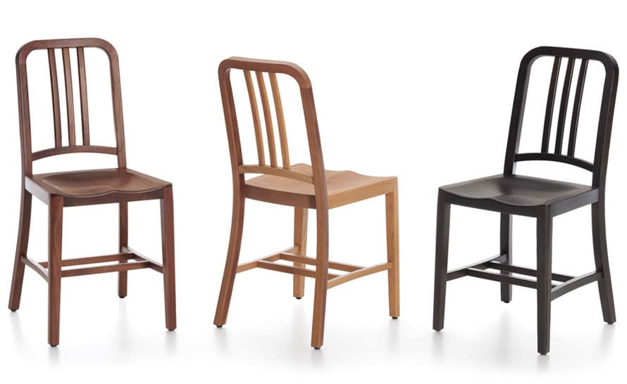emeco navy wood chair – thumbnail image #7