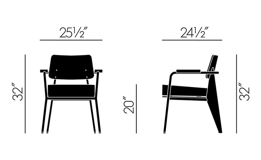 prouvé fauteuil direction chair – thumbnail image #15