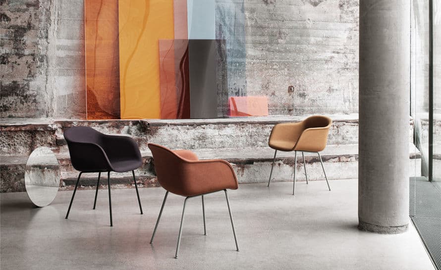 fiber armchair with tube base – thumbnail image #9