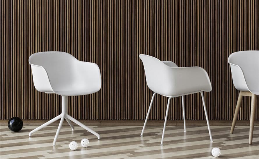fiber armchair with tube base – thumbnail image #10