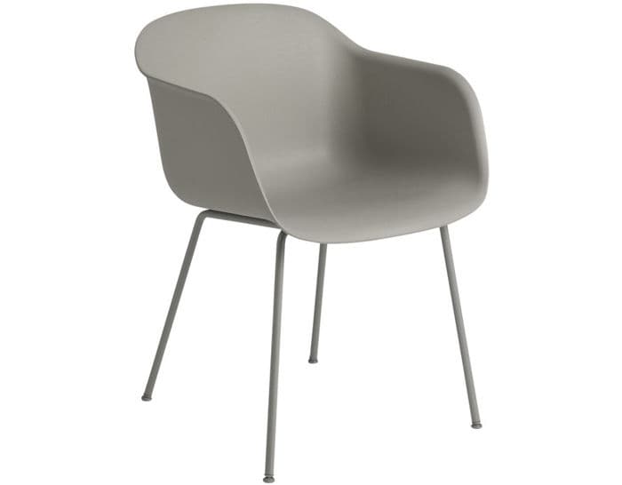 fiber armchair with tube base – thumbnail image #2