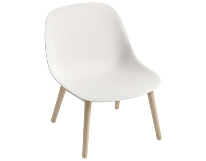 fiber lounge chair with wood base – thumbnail image #2