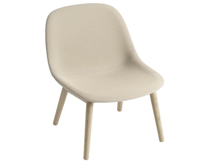 fiber lounge chair with wood base – thumbnail image #3
