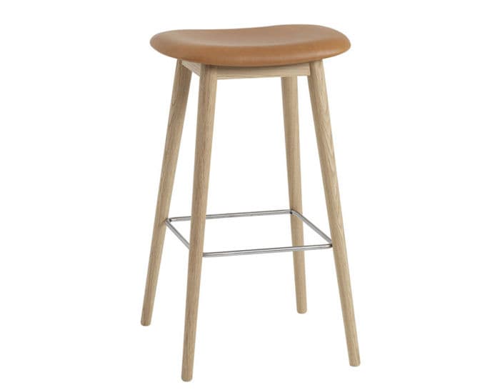 fiber stool with wood base – thumbnail image #5